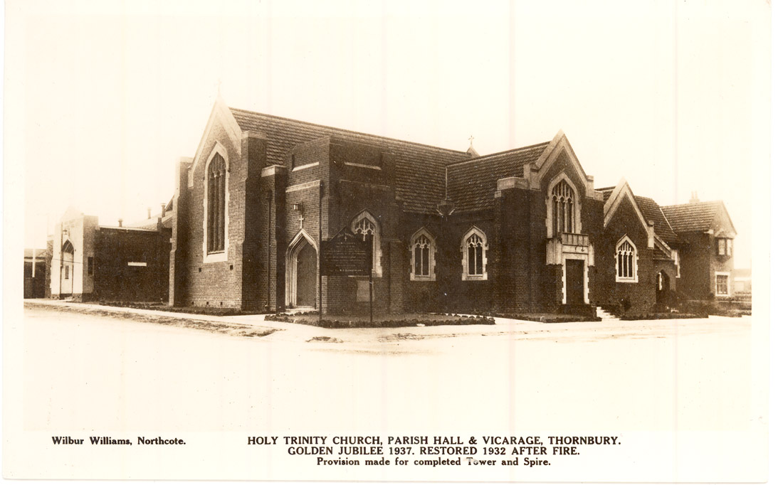 Image - photo - Holy Trinity Church c.1937 [courtesy Marjorie Wheeler]