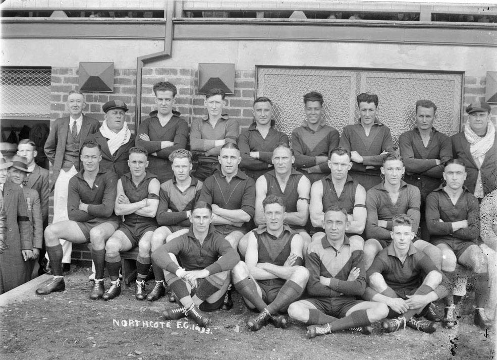 Image - Photo. Northcote Football Club 1933 [courtesy Brian Membrey]