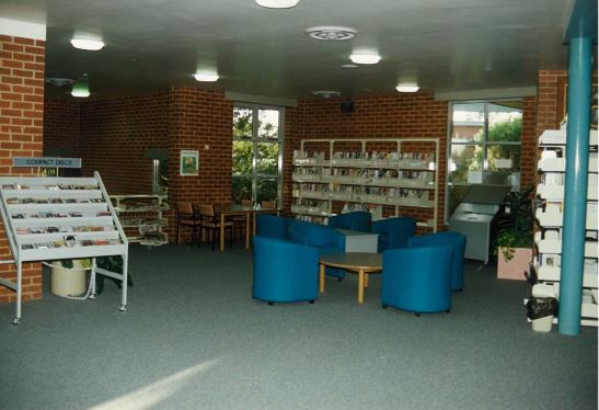 Image of Northcote Library with compact discs