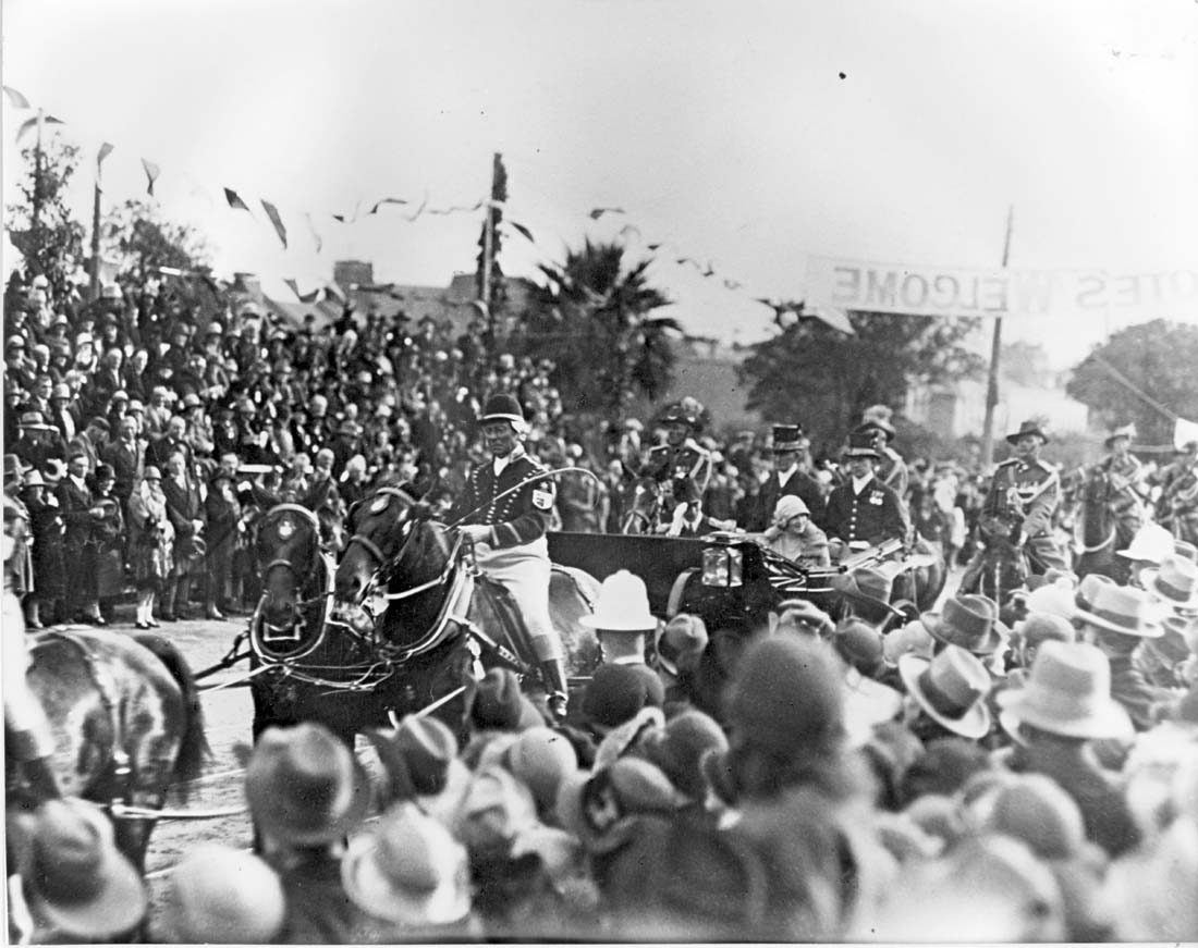 Image of Visit by the Duke and Duchess of York to Northcote in 1927. [LHRN802]