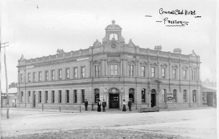 Image of Original Council Club Hotel, 1890s. [LHRN90-421]