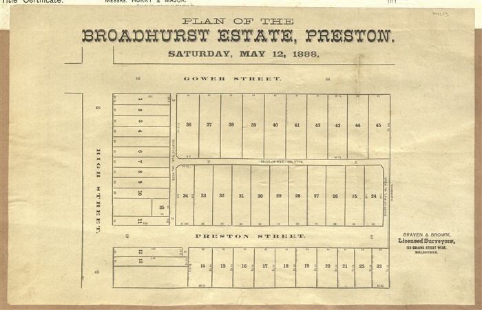 Image of Broadhurst Estate, Preston 1888 (SLV)