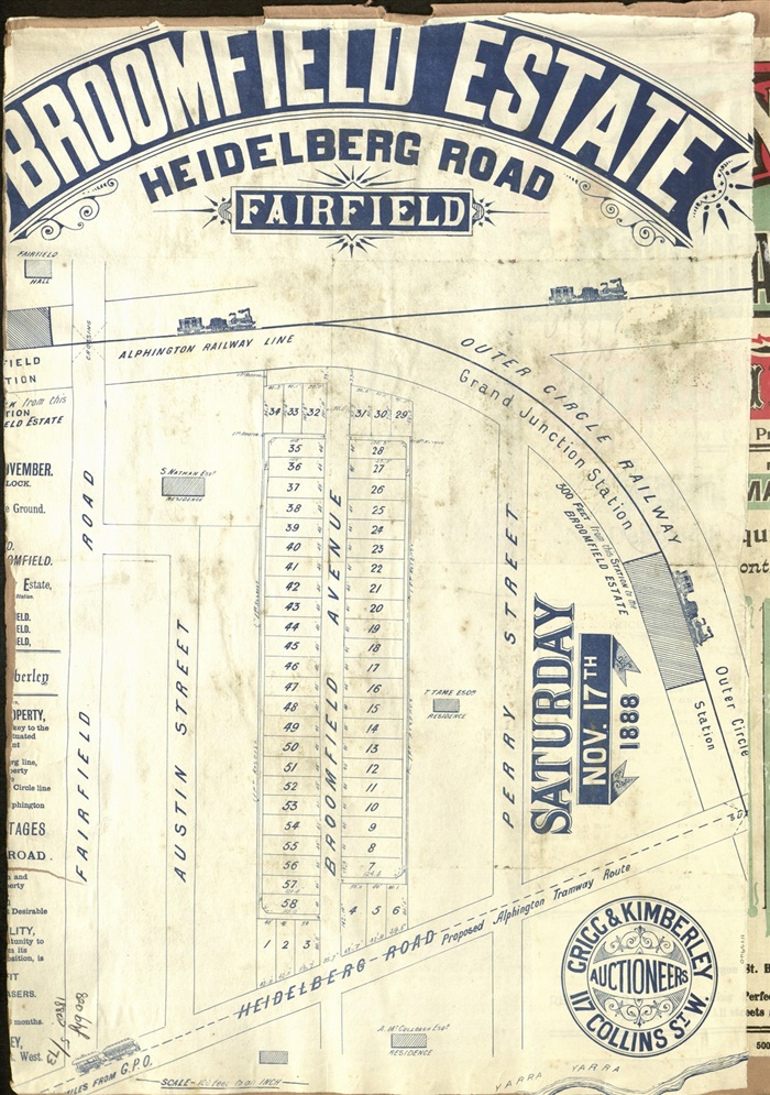 Image of Broomfield Estate, Fairfield 1888 (SLV)