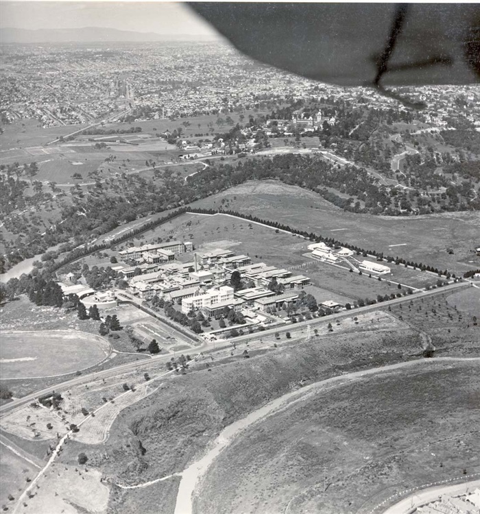 Image of Aerial view of the hospital