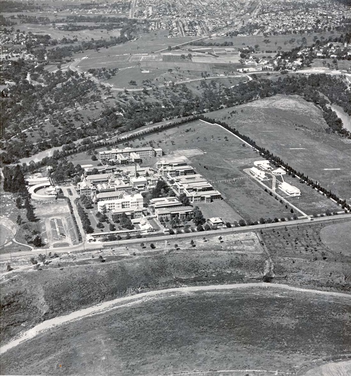Image of Aerial view of the hospital