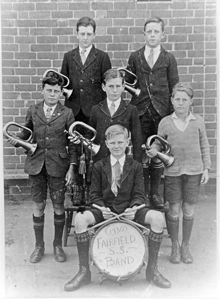 Image of Fairfield State School Band. 1930 - Fairfield Primary School. [LHRN731]