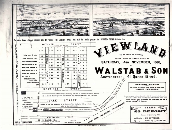 Image of Viewland Estate 1885