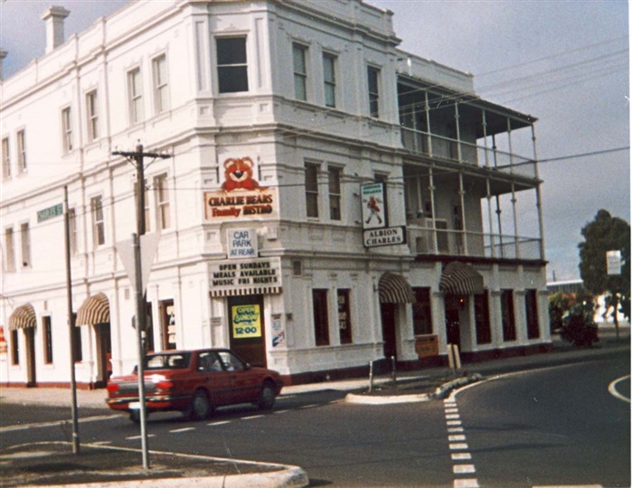 Image of Albion Family Hotel c1985. [LHRN1053-4]