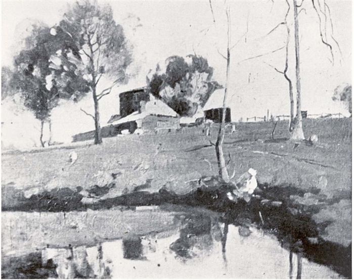 Image of Painting of Lucerne Farm in its heyday