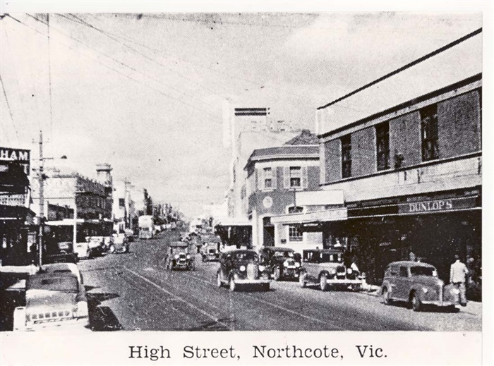 Image of High Street, looking south from below Separation Street. [LHRN1108]