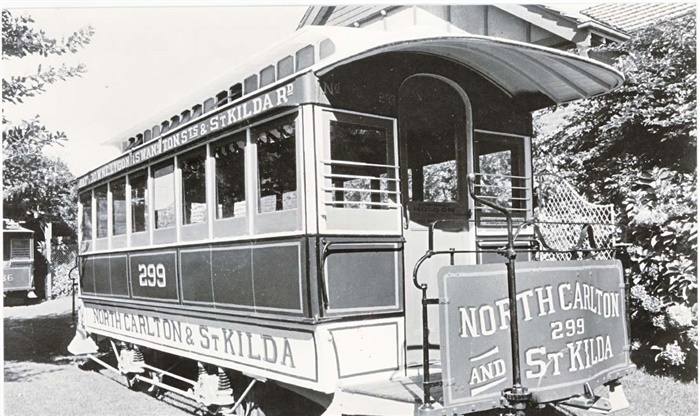 Image of an Original Northcote Cable Tram. [LHRN1128]