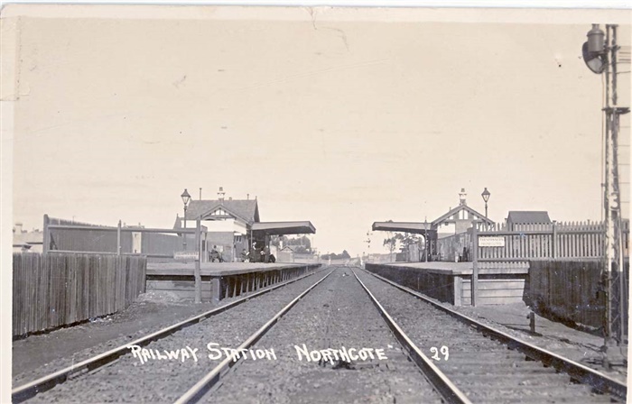 Image of Northcote Railway Station circa 1929. [LHRN1148]