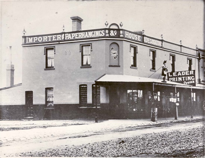 Image of Pike's shop in the early 1900s