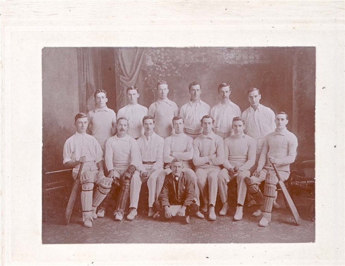 Image of Unidentified cricket team from early 1900s