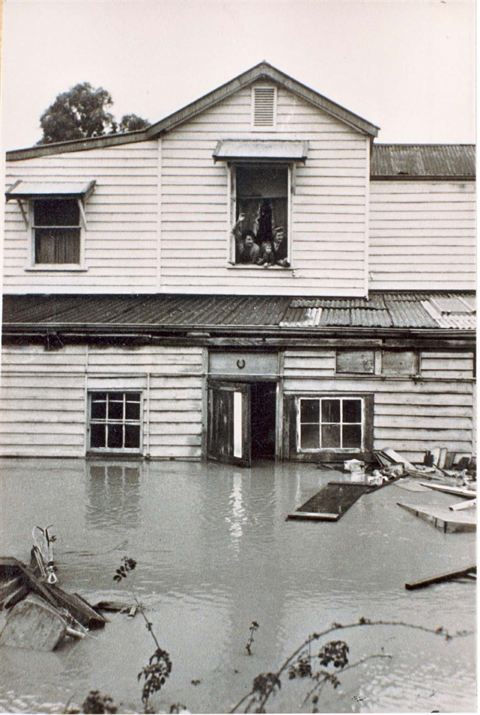 Image of Fairfield boathouse flooded