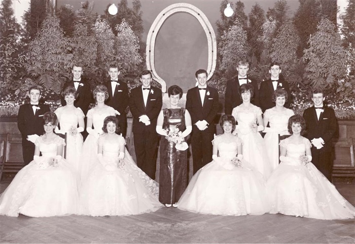 Image pf Debutantes at the 1963 Northcote Mayoral Ball hosted by Cr. and Mrs Dole