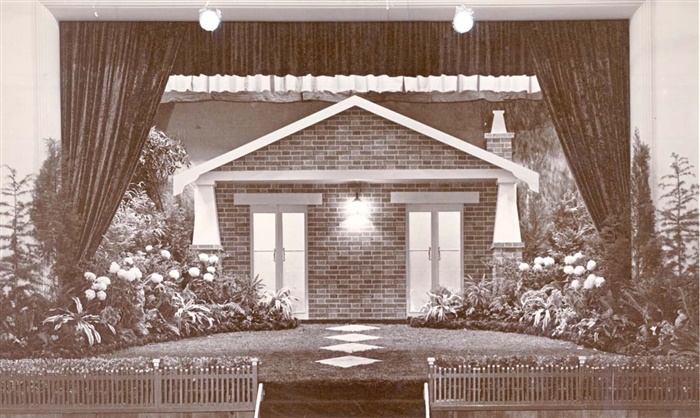 Image of The stage setting for the 1952 Northcote Mayoral Ball