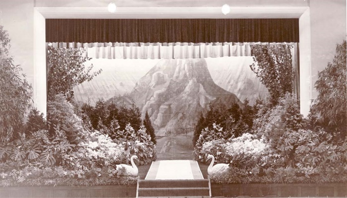 Image of The fairy tale setting for the 1965 Northcote Mayoral Ball hosted by Cr. Sullivan