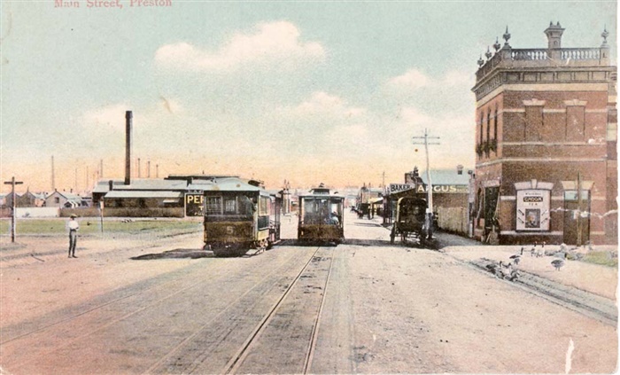 Image of Cable tram in Thornbury. [LHRN954]