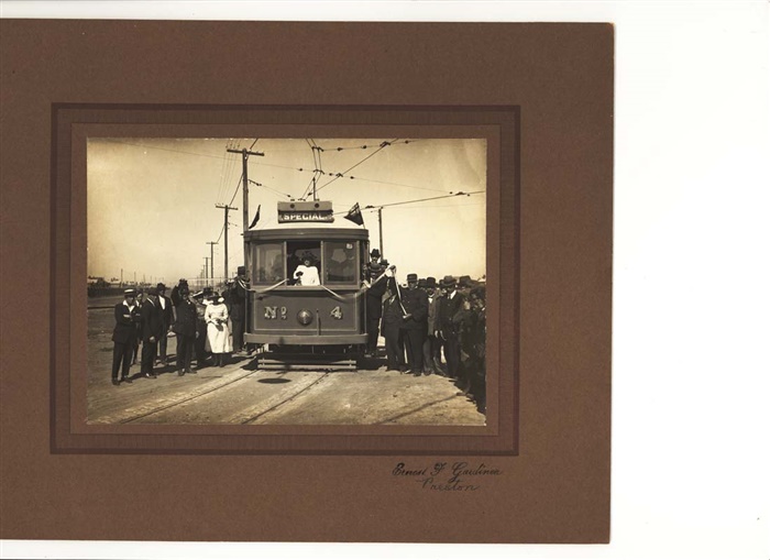 Opening of the electric tramway to Preston, 1920 [PHS] [LHRN1572]