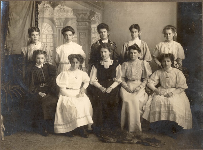 Image of All Saints girls missionary band 1908 