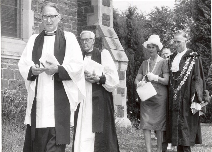 Image of Bishop Baker of All Saints Church Northcote 1965 