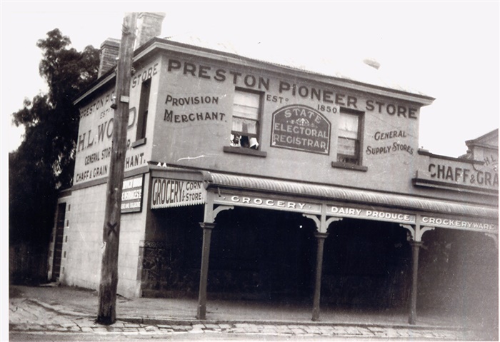 Image of Another view of Woods store between 1910 and 1920 [LHRN2015]