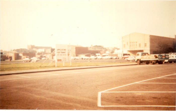 Image of The site of Preston market before construction (courtesy Lexie Luly) 