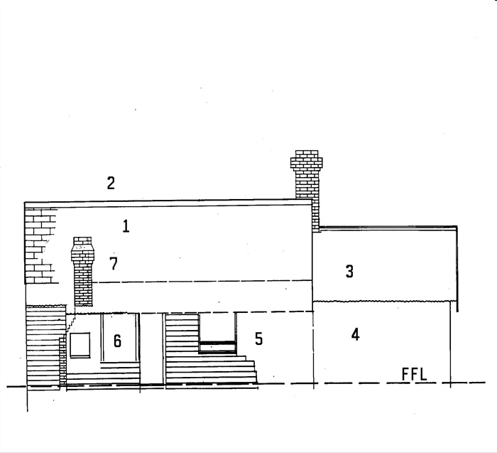 Image of Architectural plan of toll house. Courtesy Graeme Butler