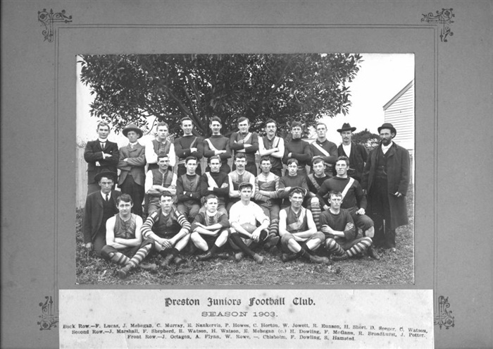 Image of Preston Juniors Football Club - 1903. [LHRN2144]