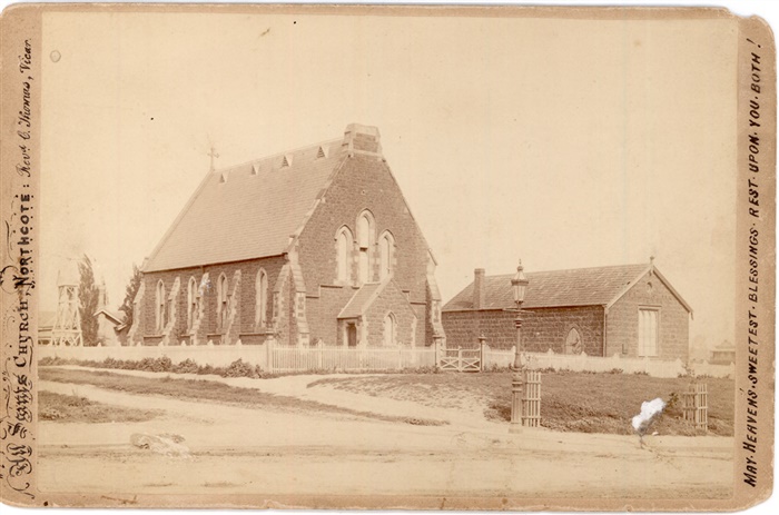 Image of All Saints Church, Northcote, 1889 (courtesy All Saints Church) 