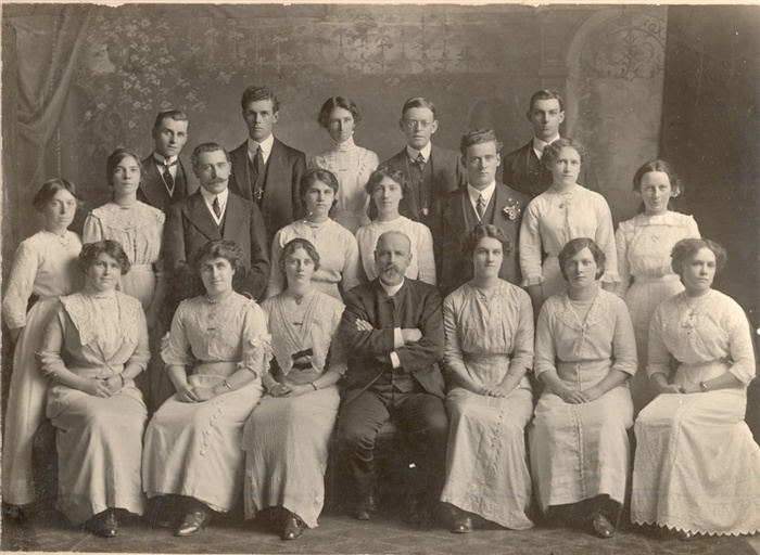 Image of All Saints Church Choir 1911 [courtesy All Saints Church] 