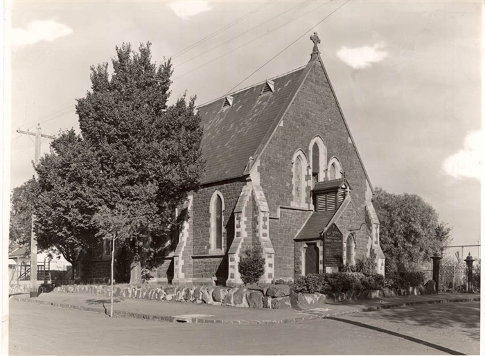 Image of All Saints Church, Northcote, 1949 [courtesy All Saints Church] 
