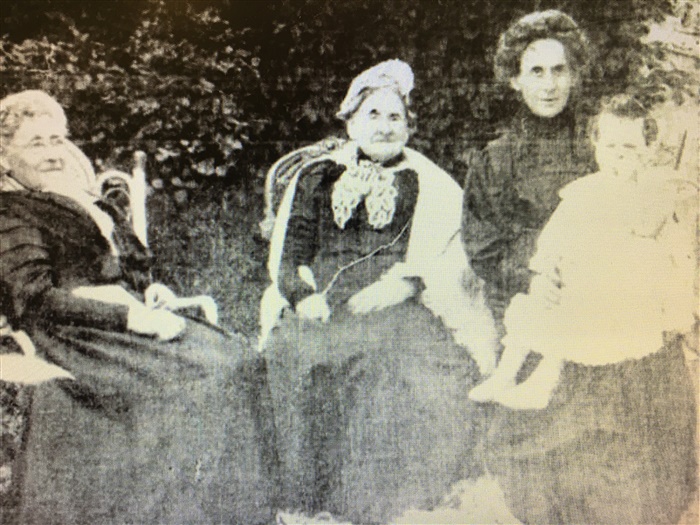Image of Ann Grindrod, daughter, granddaughter and great granddaughter