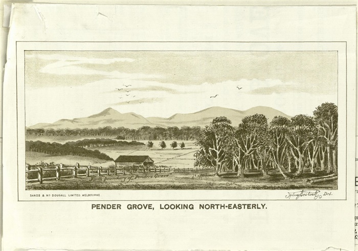 Image of Penders Grove looking North-Easterly 1885 (SLV)