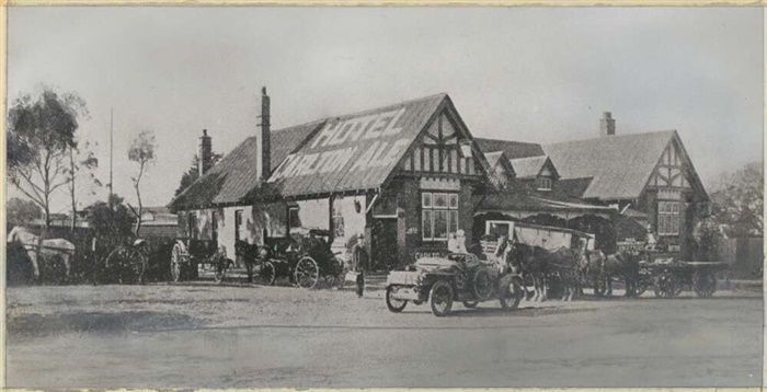 Image of Rose, Shamrock and Thistle Hotel c.1927