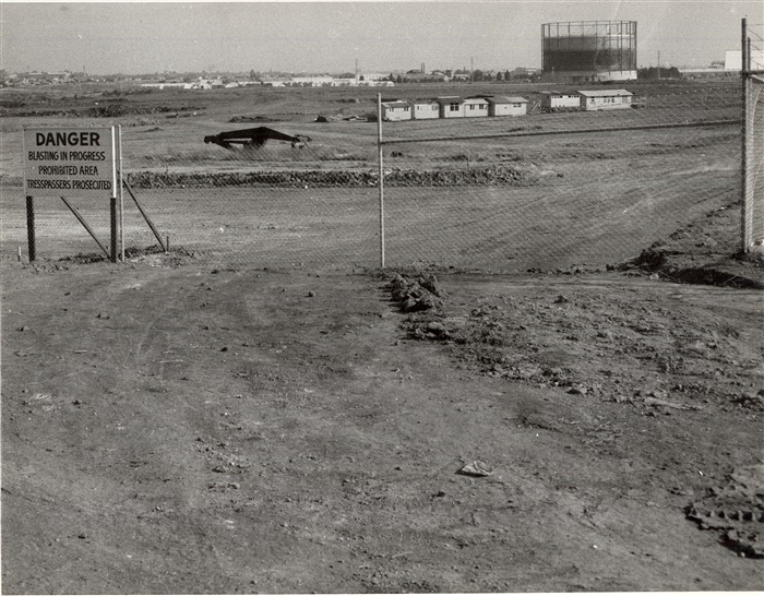 Image of a view of Northland site from North West corner on Wood Street