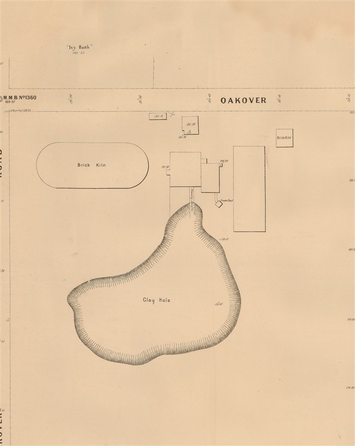 Image of a map of Walkerden brickworks plan