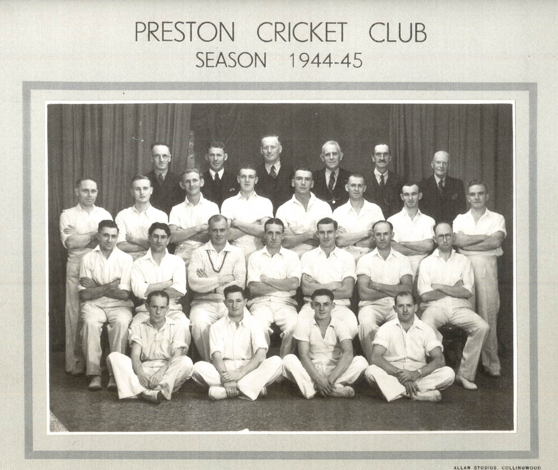 Image of Preston Cricket Club 1944 - 1945