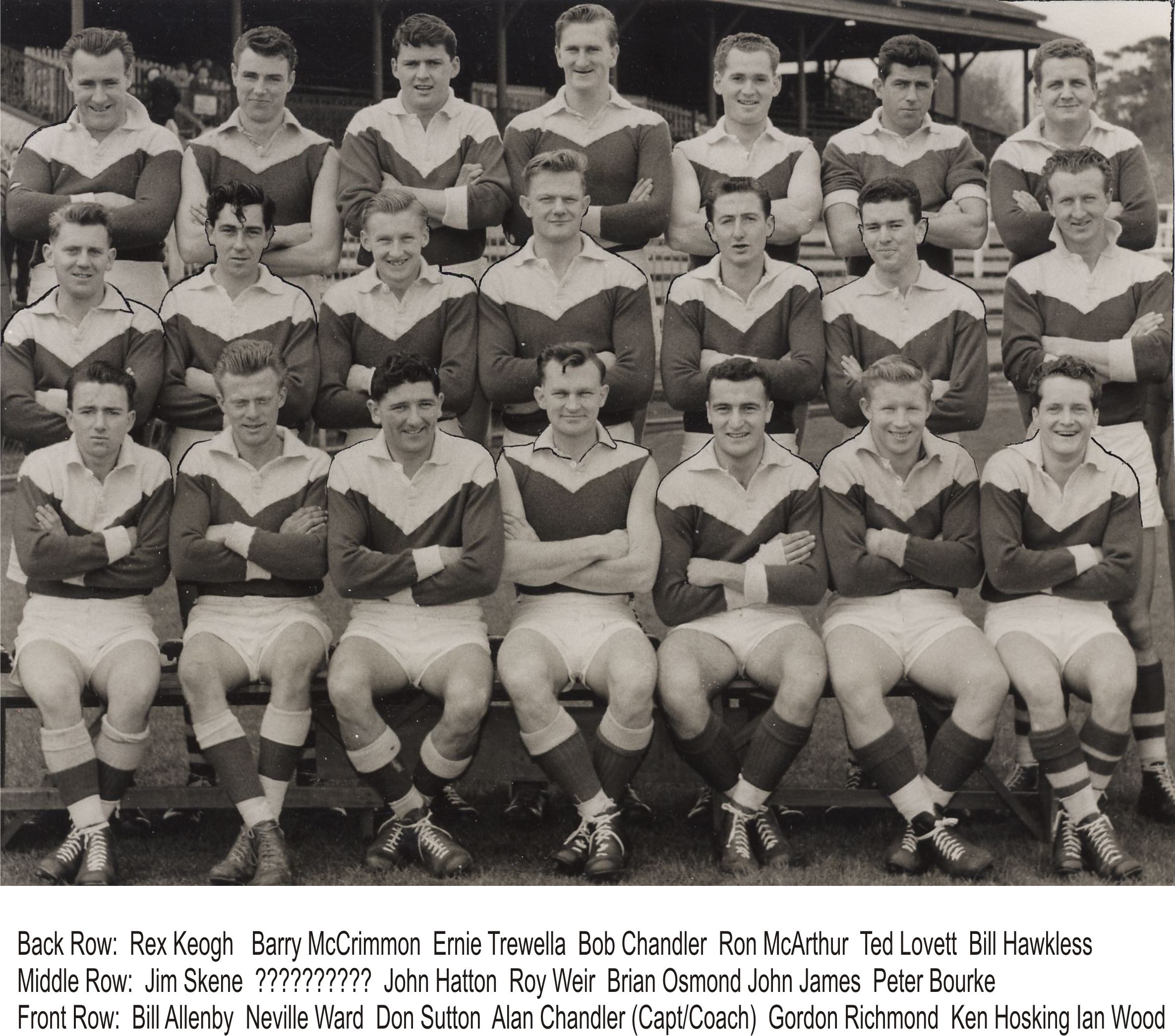 Image of Reservoir Football Club 1958 team 