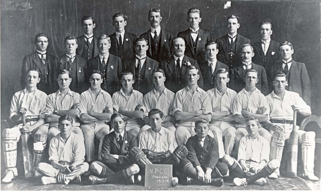 Image - Photo. Northcote Park Cricket Club Premiership Team 1917 - 1918