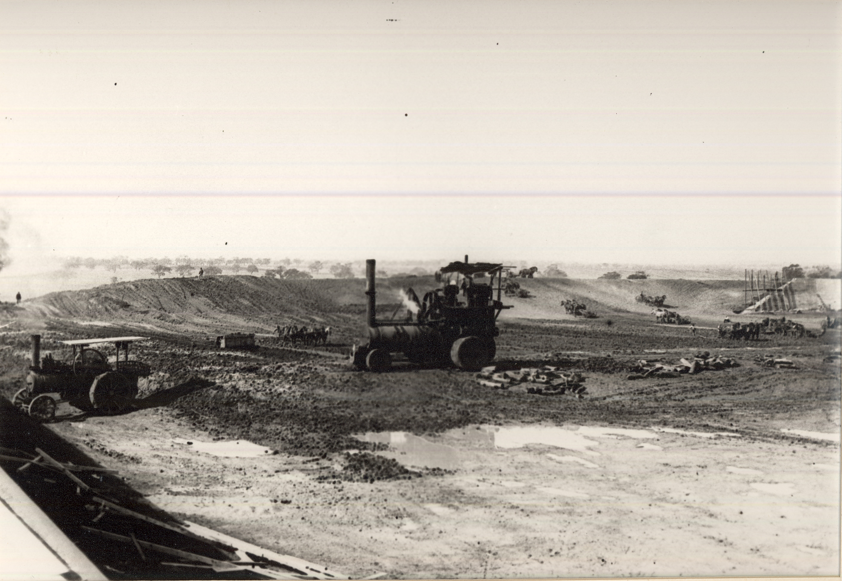 Image of Working on the Preston Reservoir, 1920s. [LHRN5114]