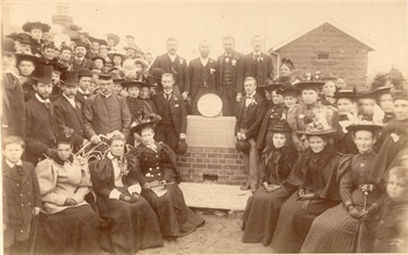 Image of Laying of foundation stone [courtesy All Saints Church]