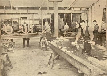 Image of Preparing hides at Braithwaite's tannery. [LHRN1948]