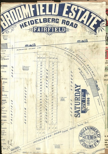 Image of Broomfield Estate, Fairfield 1888 (SLV)