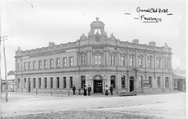 Image of Original Council Club Hotel, 1890s. [LHRN90-421]