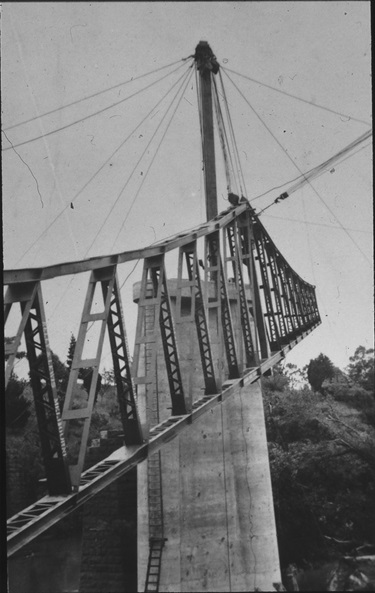 Image of Construction of Fairfield Pipe Bridge 1935 