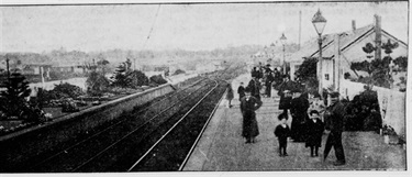 Image of Fairfield Railway Station looking east towards Ivanhoe circa 1910. [LHRN1817]