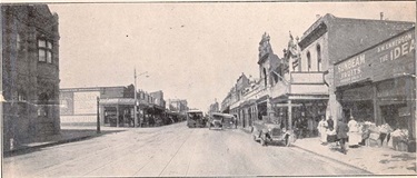 Image looking south. Mitchell Street is on the left. [LHRN1735]