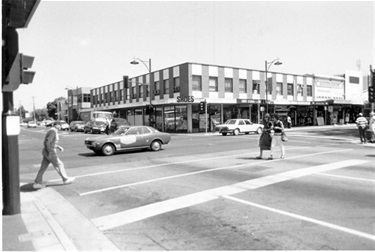 Image of Cramer Street and High Street intersection circa 1980s [LHRN1758-6]